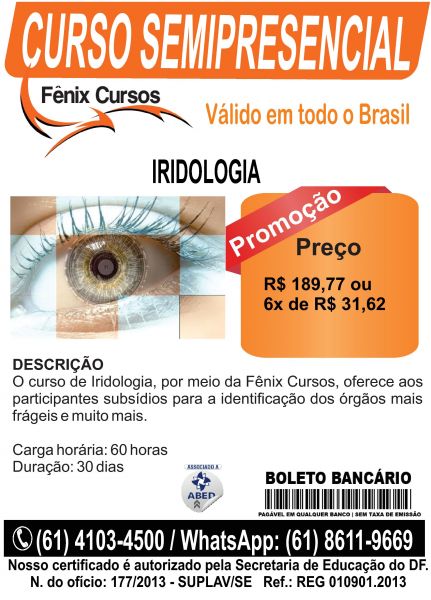 CURSO DE IRIDOLOGIA