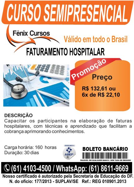 CURSO DE FATURAMENTO HOSPITALAR