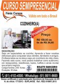 CURSO DE COZINHEIRA
