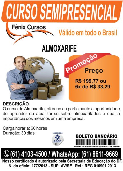 CURSO DE ALMOXARIFADO