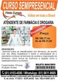 CURSO DE ATENDENTE DE FARMACIA E DROGARIA